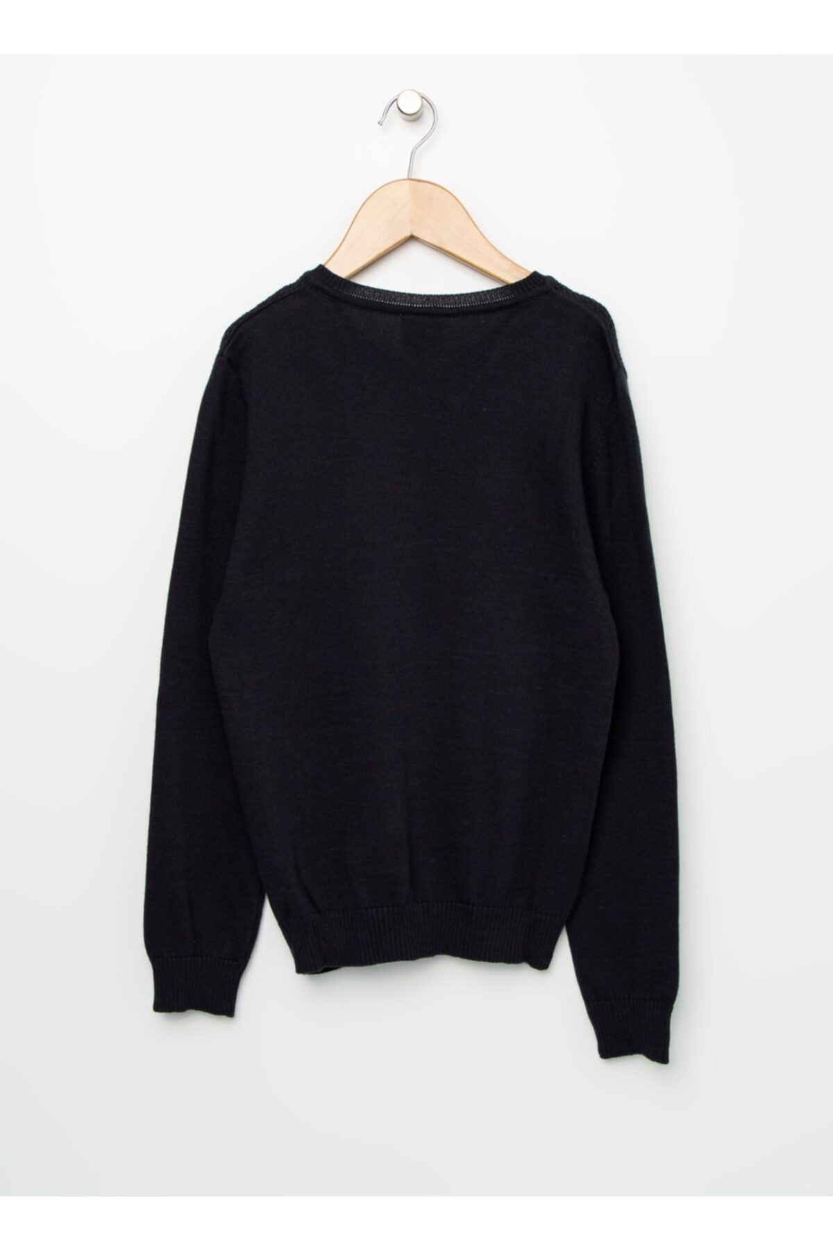 ژاکت یقه V پسرانه آبی سرمه ای U.S. Polo Assn.