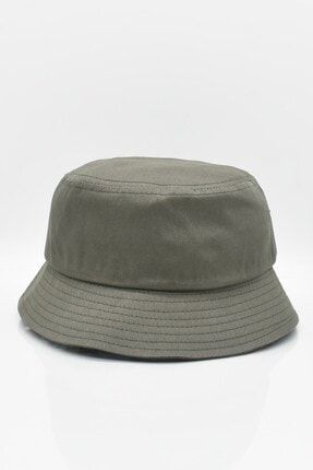 Kadın Güneş Koruyucu Balıkçı Bucket Şapka - Haki TXE9CEF60B611