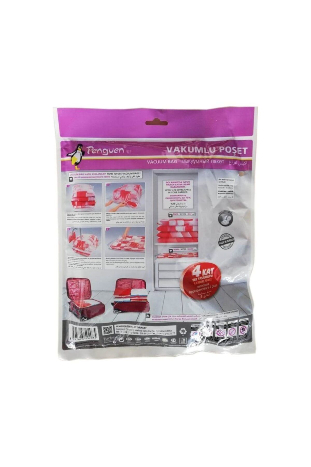 Penguen Vakum Hurç 73*130 Jumbo