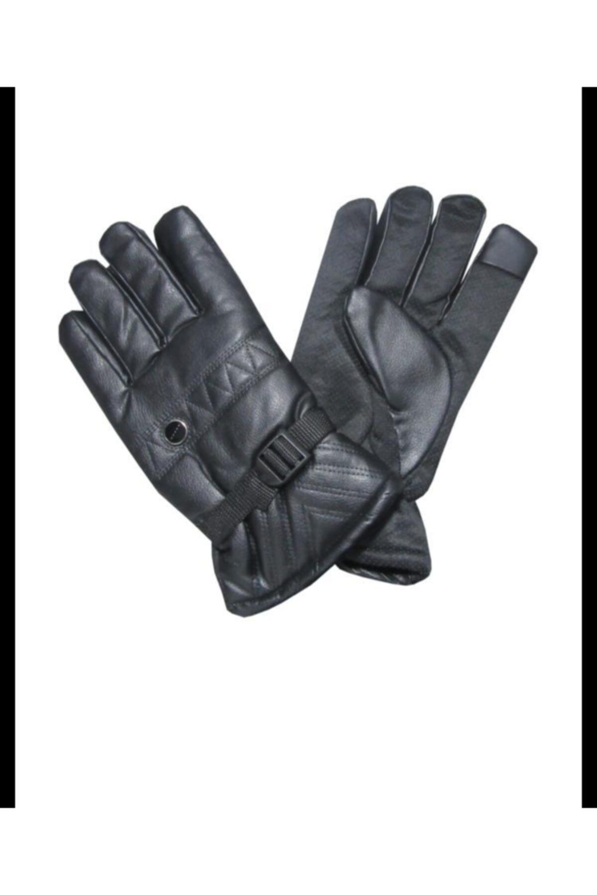 Gray leather gloves store