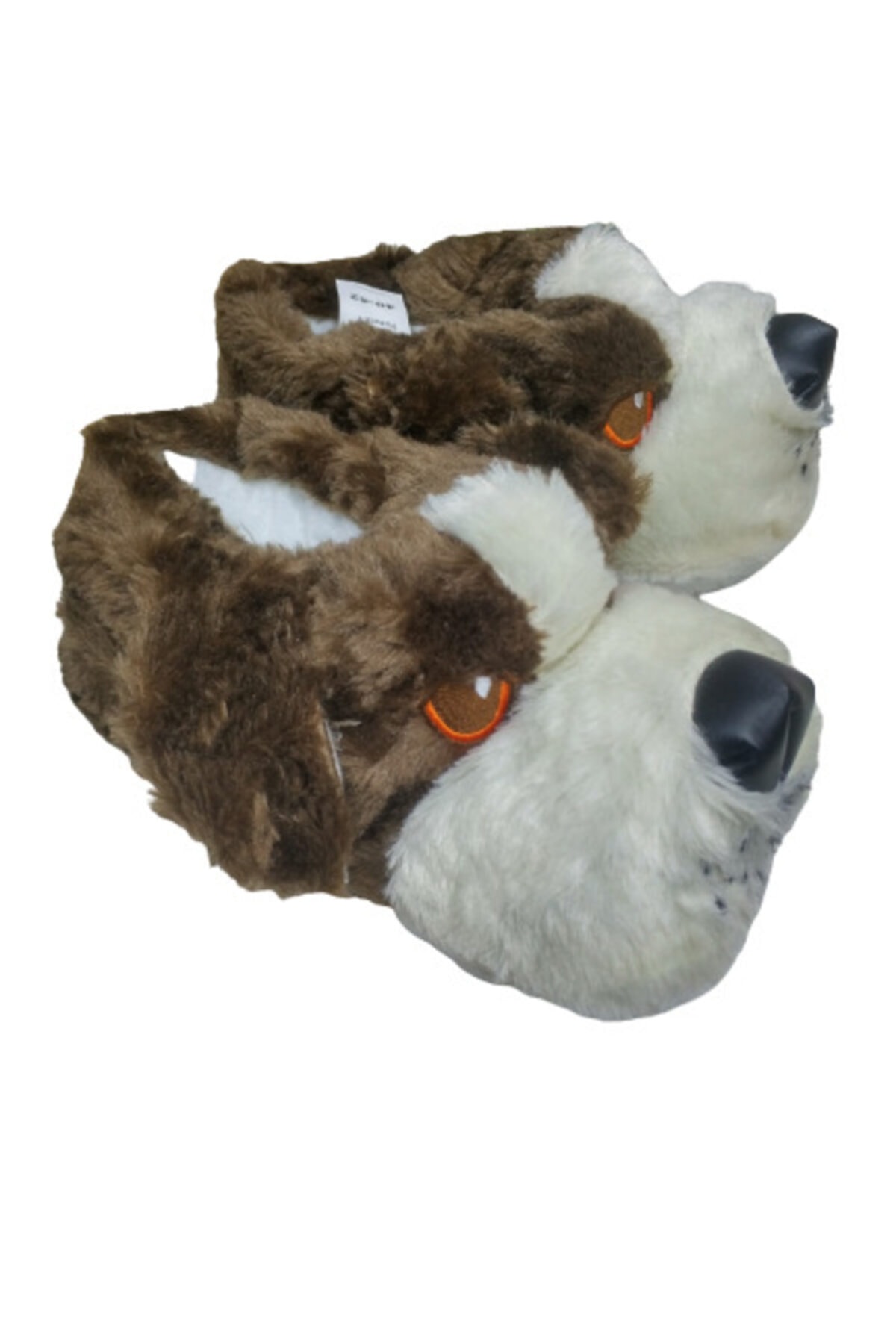 TREND AYAKKABI Ev Içi Peluş Gri Köpek Panduf