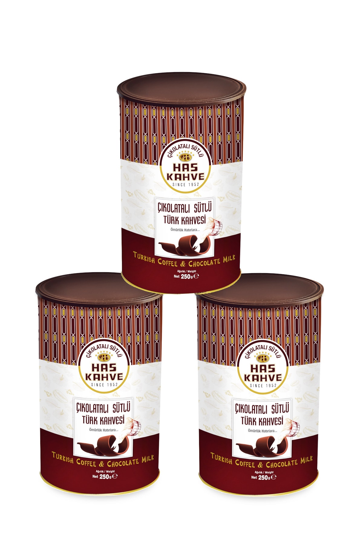 Has 3'lü Çikolatalı Türk Kahvesi 3*250 Gr