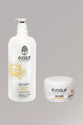Evoque Milk Therapy Saç Kremi 1000 Ml + Mılk Therapy Haır Yogurt Mask 500gr tech2020070704