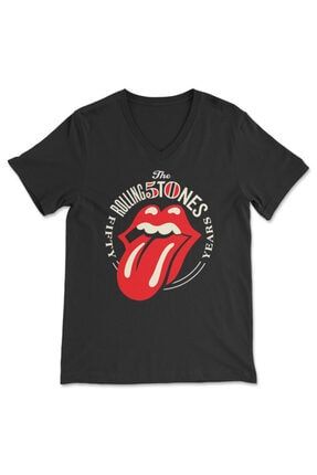 Rolling Stones (the) V Yaka Tişört Unisex T-shirt Bvt6074 BVT6074