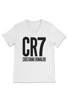Cristiano Ronaldo V Yaka Tişört Unisex T-shirt Bvt7378 BVT7378