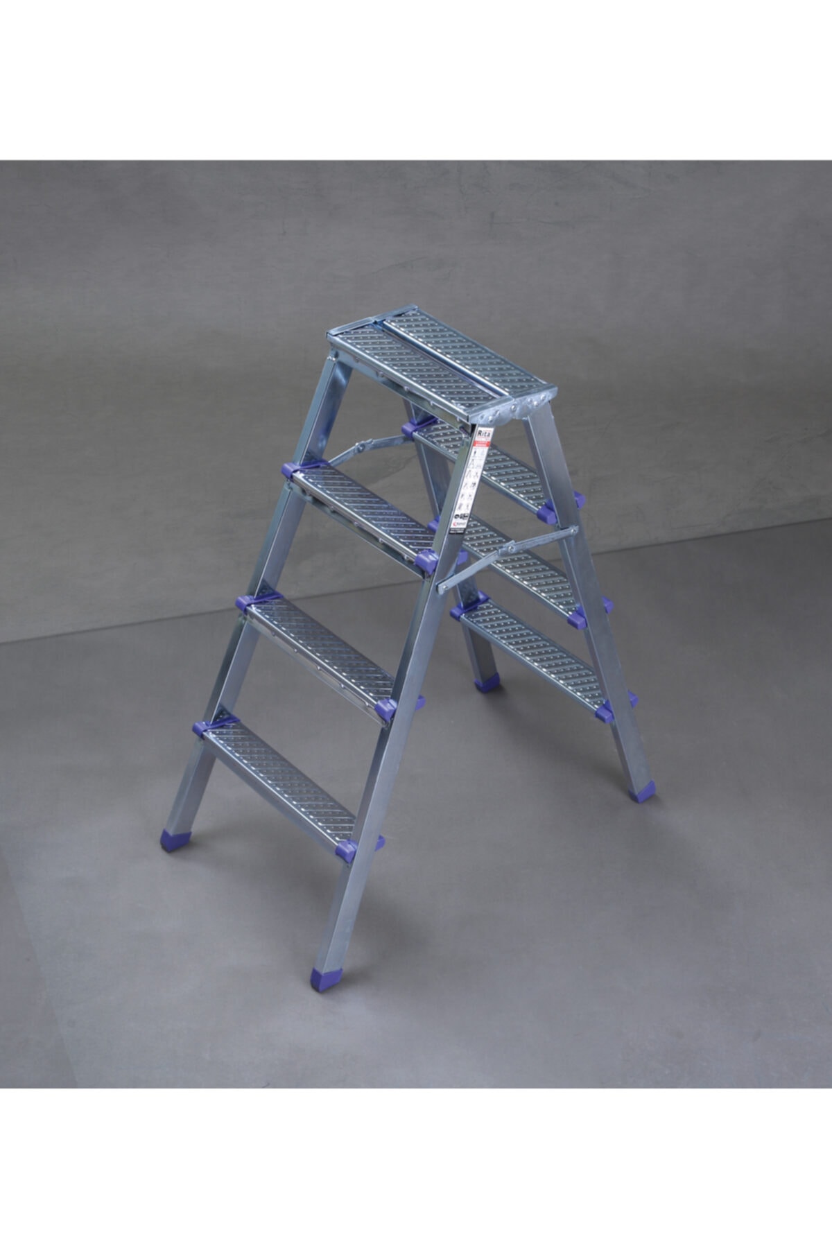 Kanat Rita Çift Çıkışlı Galvanizli 3+3 Ev Ve Ofis Merdiveni