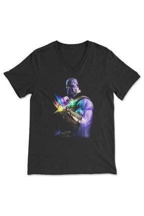Thanos V Yaka Tişört Unisex T-shirt Bvt7129 BVT7129