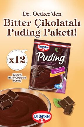 Puding Bitter Çikolatalı 12'li 1-80-200011