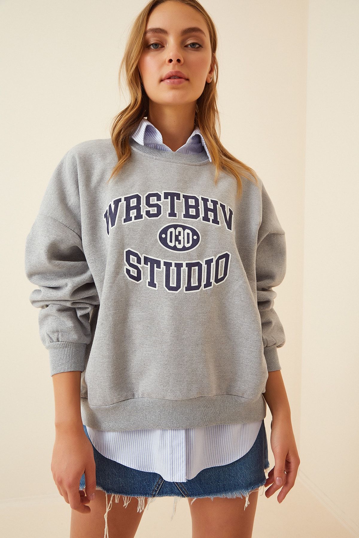 Rose gold sweatshirt womens sales