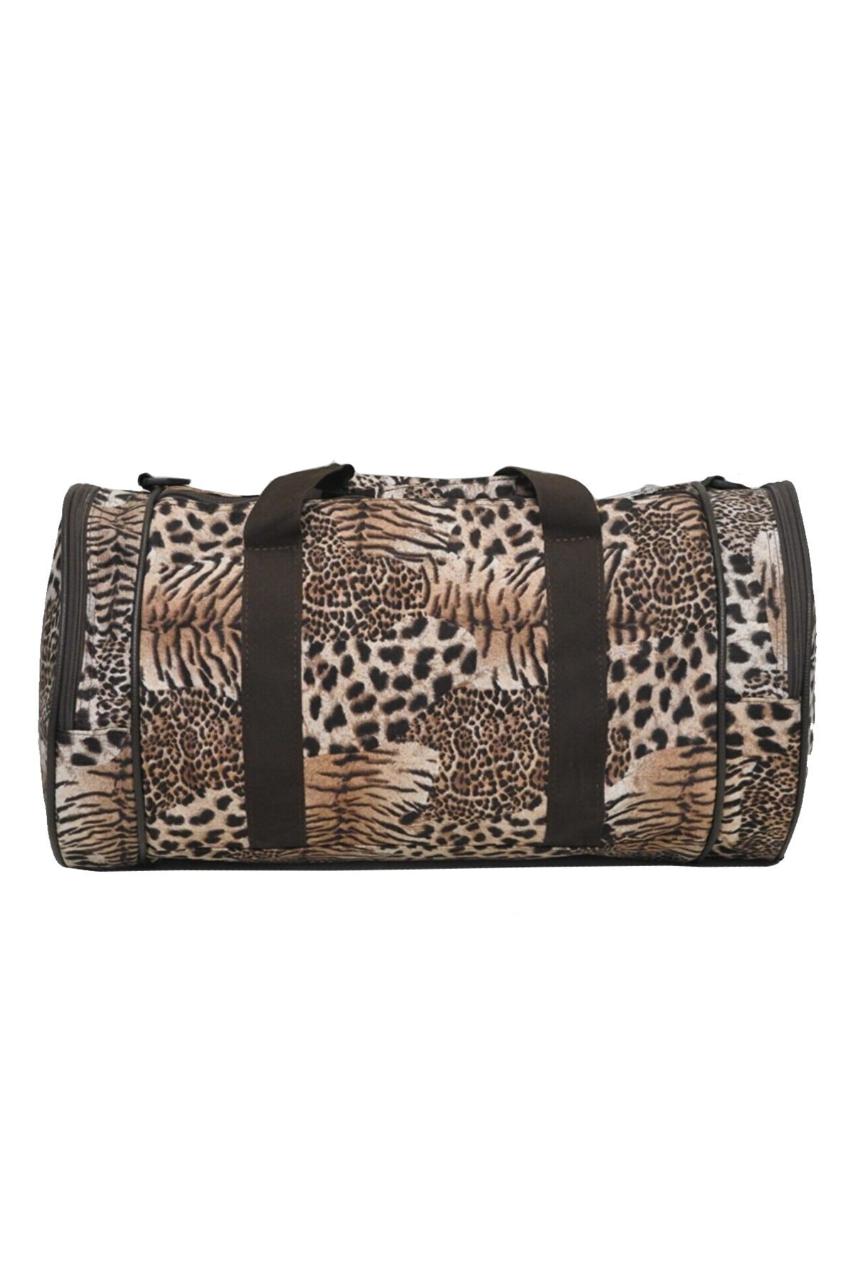 حقيبة رياضية وسفر للنساء من طراز اسطوانة، قماش مقا...