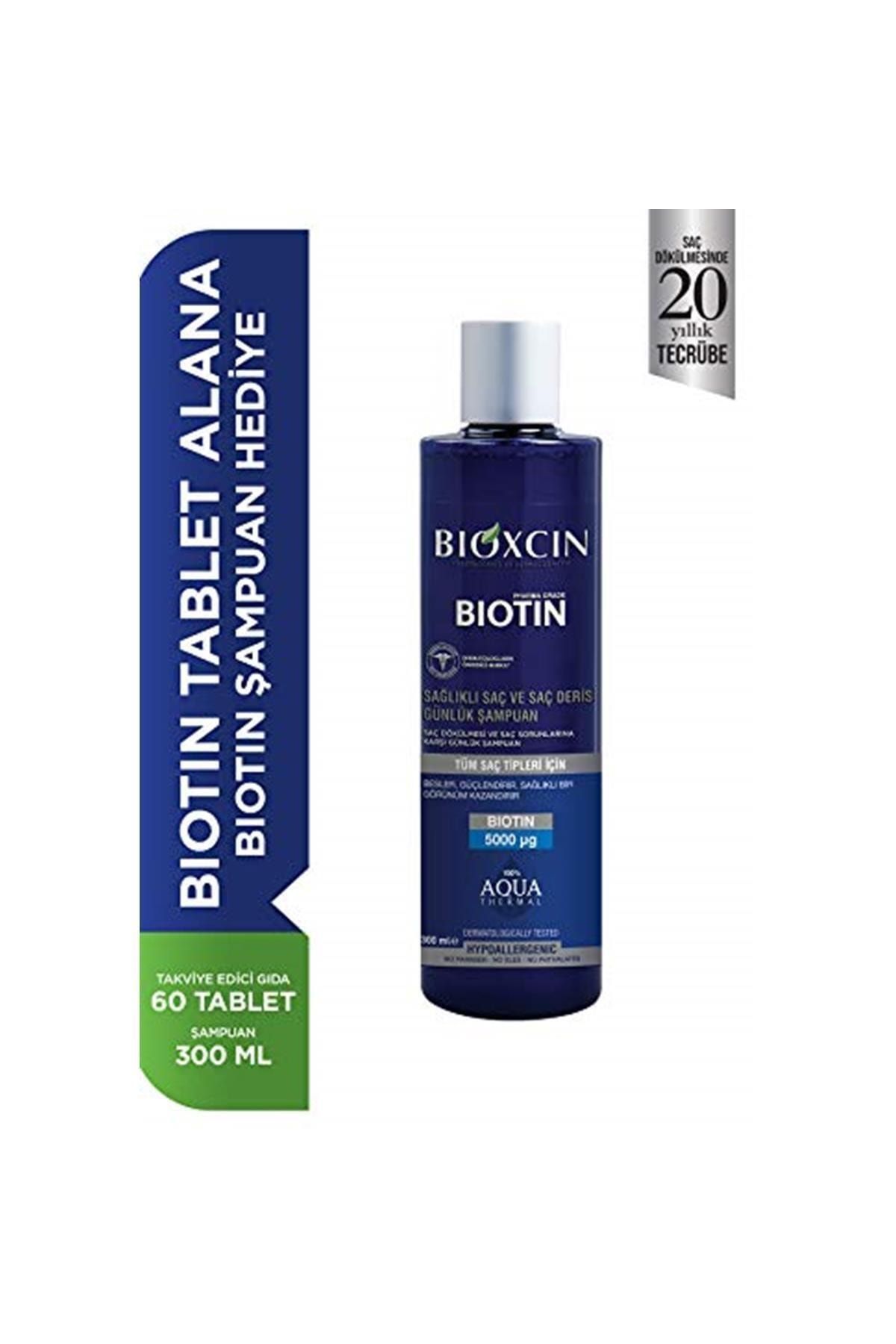 بیوتین 5000 میکروگرم 60 قاشق غذاخوری شامپو هد کوفره 1 بسته 1 x 1 عدد Bioxcin