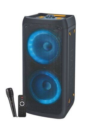 Ses Bombası Bluetooth Taşınabilir Hoparlör Extra Bass Djkabinli Karaoke Ses Sistemi Mikrofon+kumanda GLD000PSK884