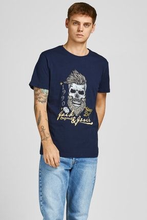 Jack&jones Kuru Kafa Baskılı T-shirt 12205684