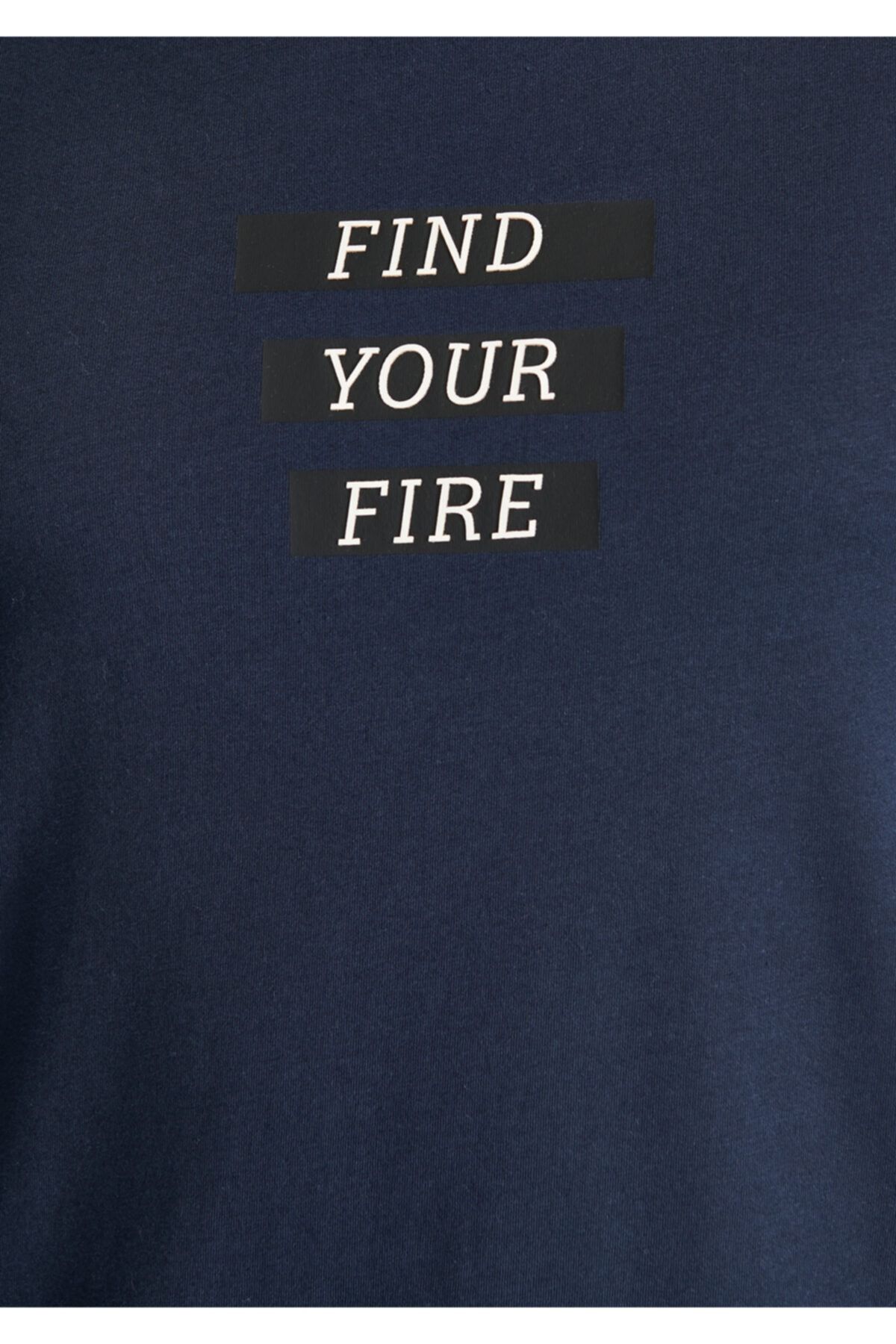 Mavi Fire خود را پیدا کنید تی شرت Blue Slim Fit / Bark Cut 0610132-70490