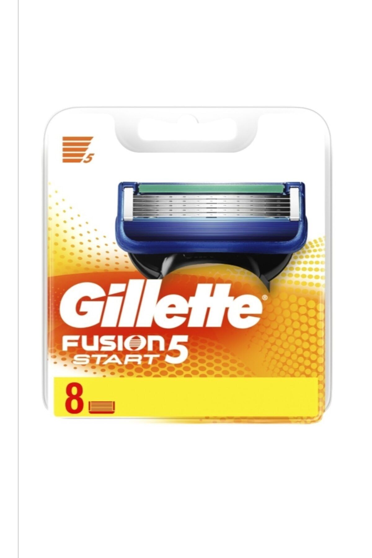 Gillette Fusion5 Start Yedek Traş Bıçağı 8li