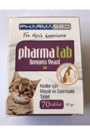 Pharmased Kediler Için Mayalı Ve Sarımsaklı Gıda Takviyesi 70 Tablet pharmatab