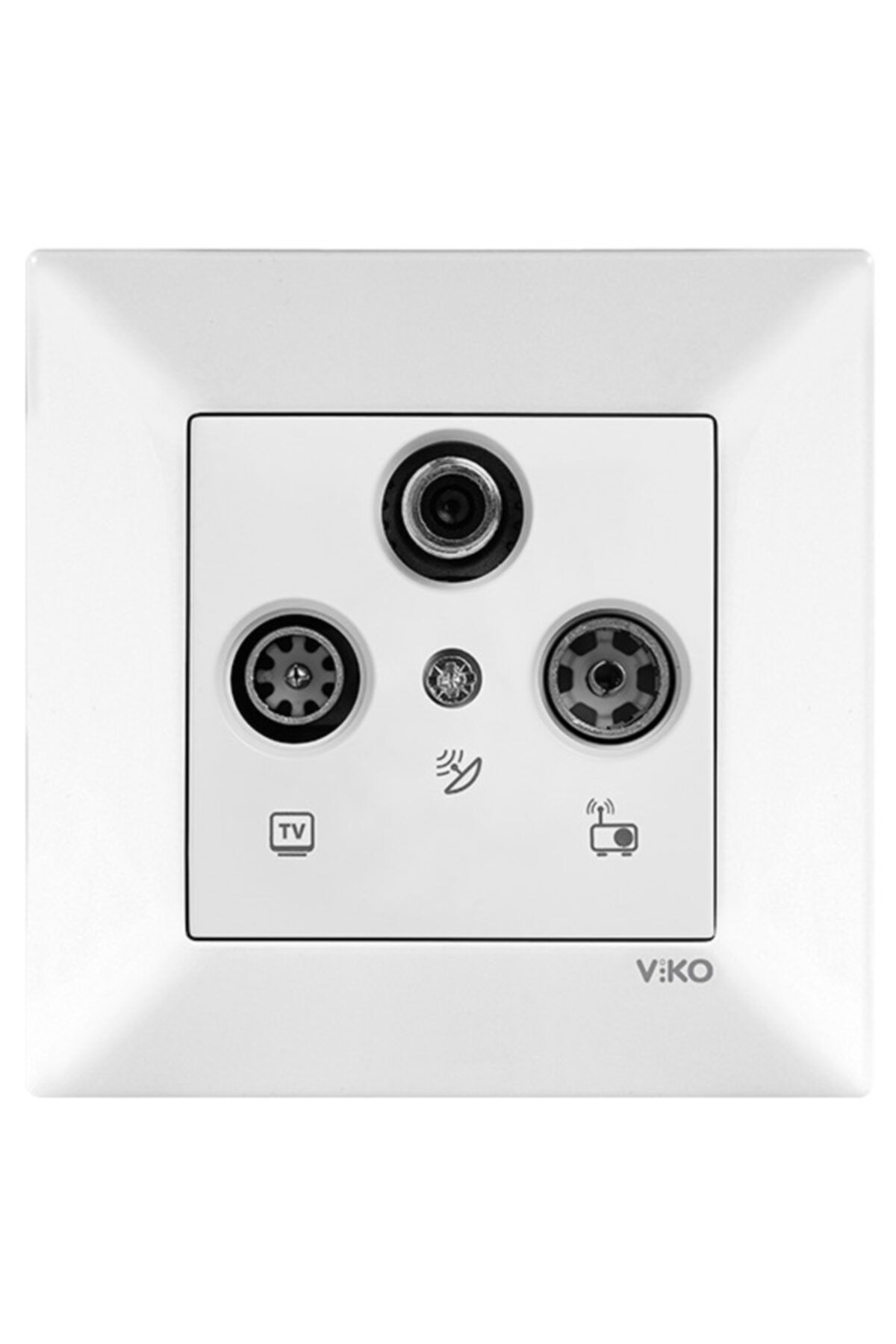 Viko Meridian Uydu Prizi Sonlu (Sat+Tv+Rad) Çerçeveli)