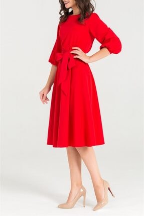 Kırmızı Kloş Elbise ELBİSE01