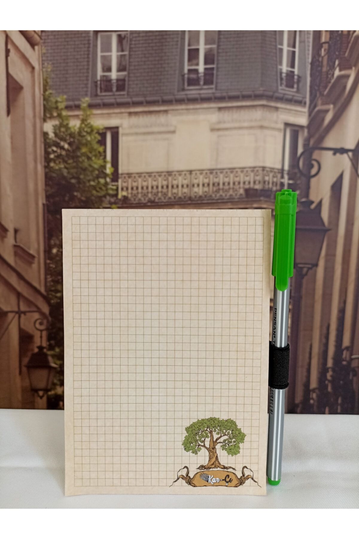 KarÇiBasım Çınar Kareli Kalemli Notluk / Not Defteri / Bloknot / Memopad