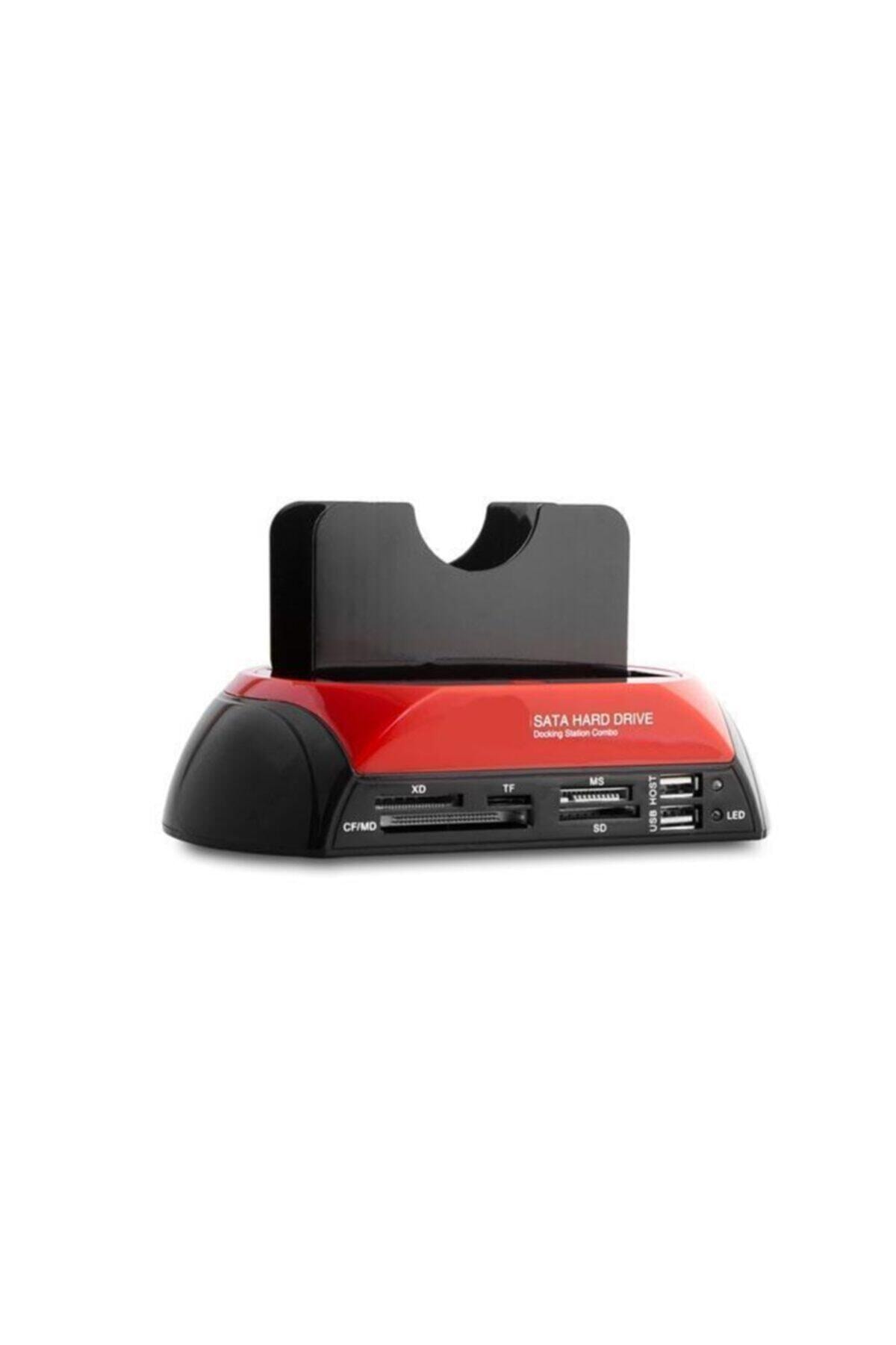 Mx2480 Harici Usb 2.0 2.5- 3.5 Ide+sata Hdd + Kart Okuyucu Docking 2