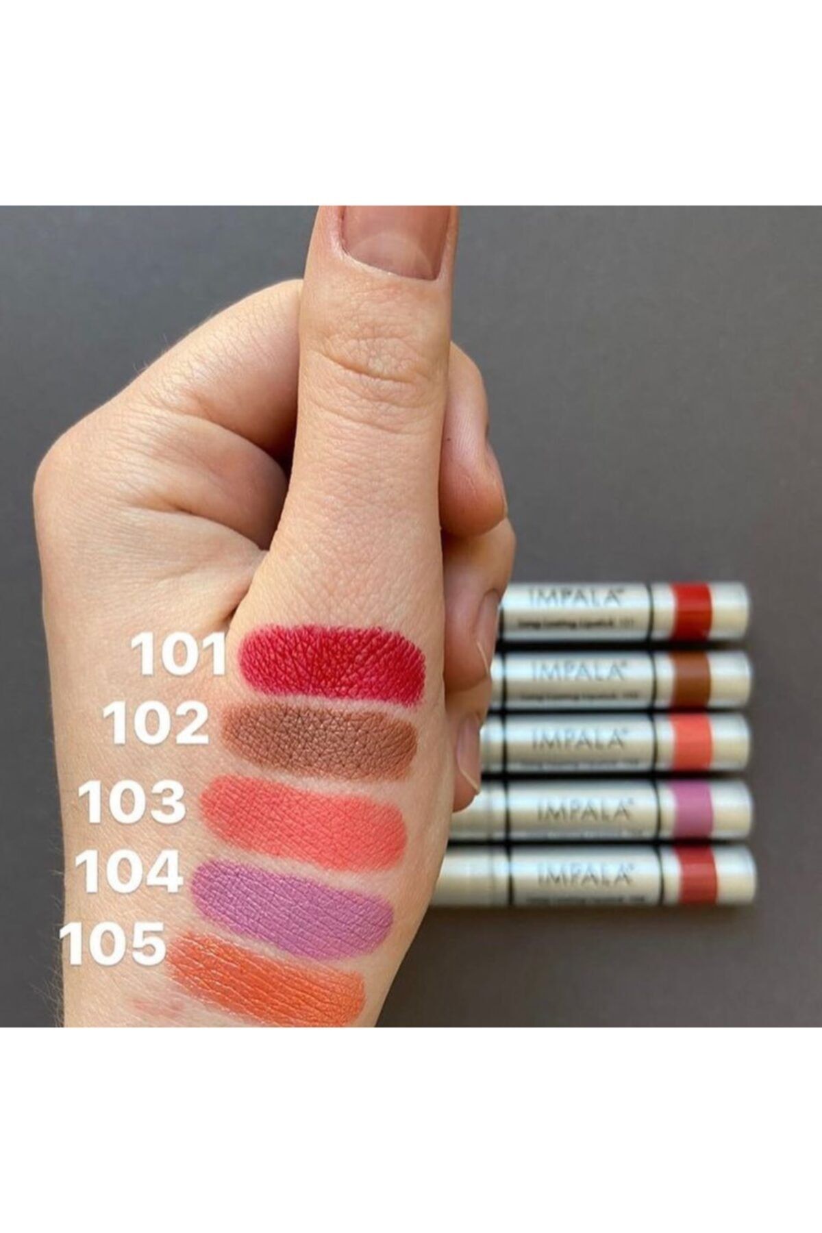 IMPALA-Lipstick Red Raspberry - Longlasting Lipstick No: 101 5