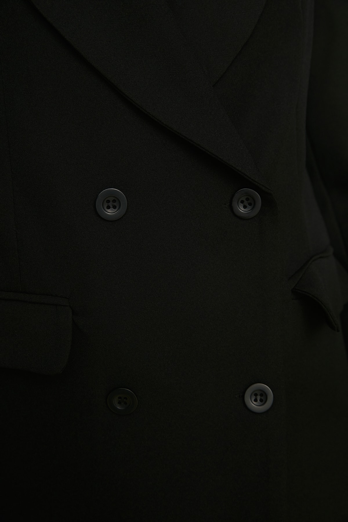 TRENDYOL Damen Basic Jacke Aus Webstoff – Regelmäßige Passform, Unifarben, Mit Futter