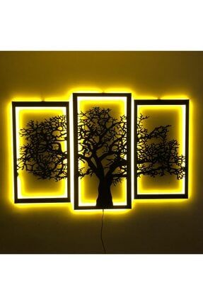 Dekoratif 3 Parça Hayat Ağacı (led'li) 74580012634