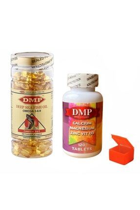 Omega 3.6.9 Balık Yağı 200 Softgel - Kalsiyum Magnezyum Çinko Vitamin D3 Hap Kutusu dmp omega 3.6.9-kalsiyum