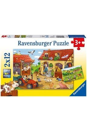 Çiftlikte Çalışmak 2x12p puzzle 75607 KLK-0615