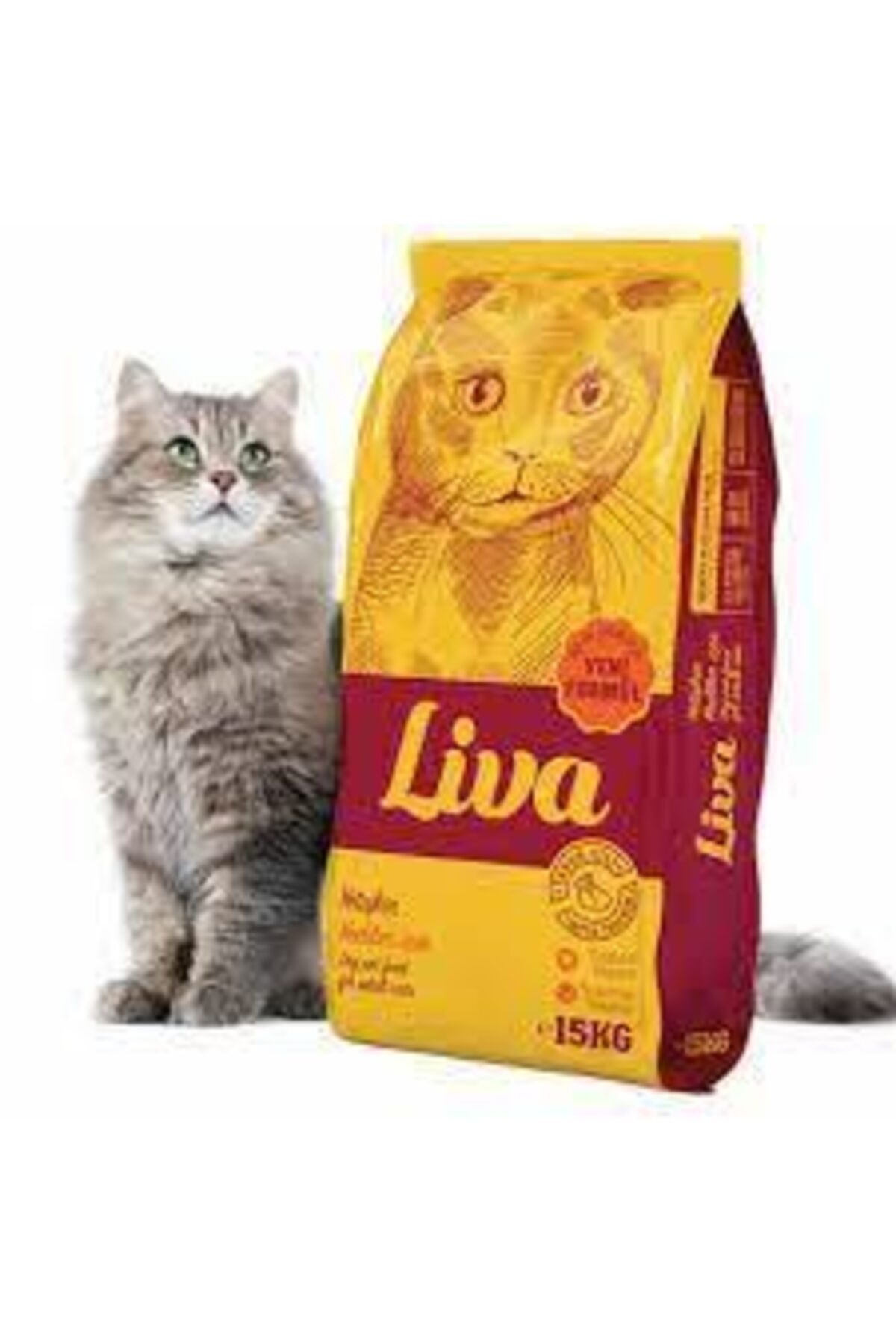 SAHİNPETSHOP Tavuklu Kedı Maması 1 Kg 5 Paket