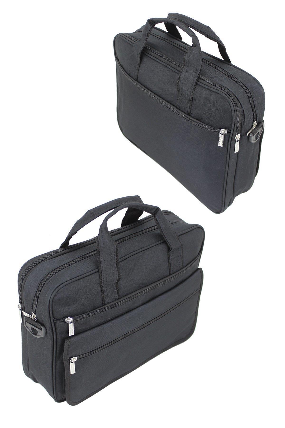 başkent çanta  15.6'' Siyah Bilgisayar Evrak Ve Laptop Çantası - Görsel 7