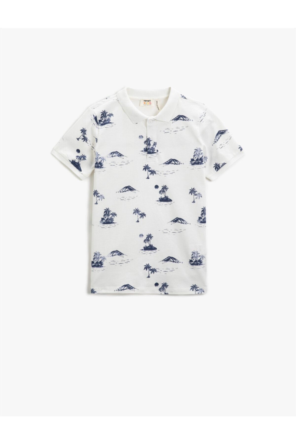 Koton Poloshirt Weiß Regular Fit