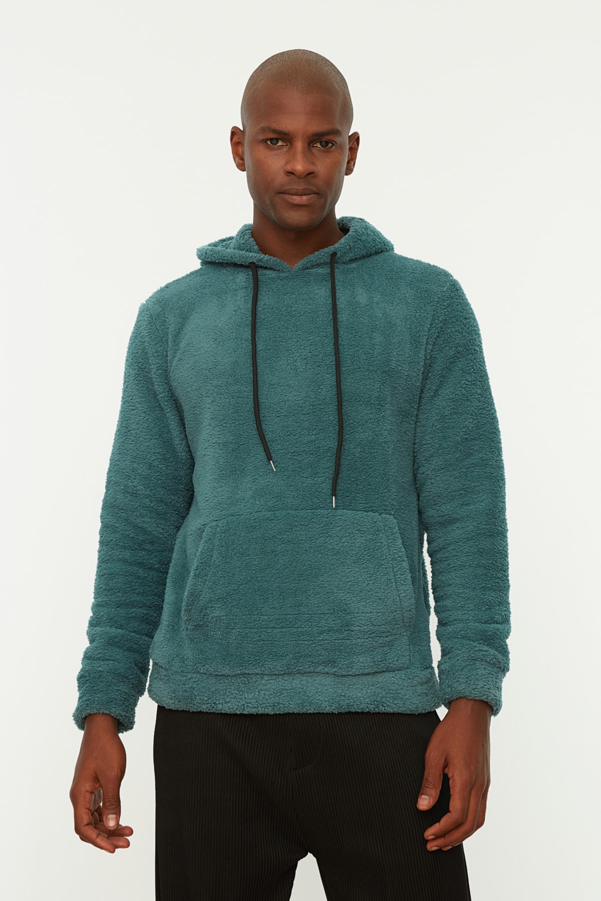 Trendyol Collection Sweatshirt Dunkelblau Slim Fit