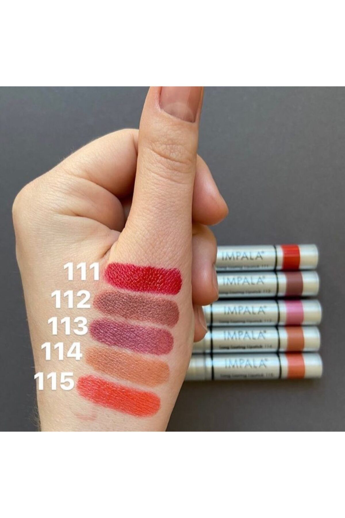 IMPALA-Lipstick Light Grape - Longlasting Lipstick No: 113 4