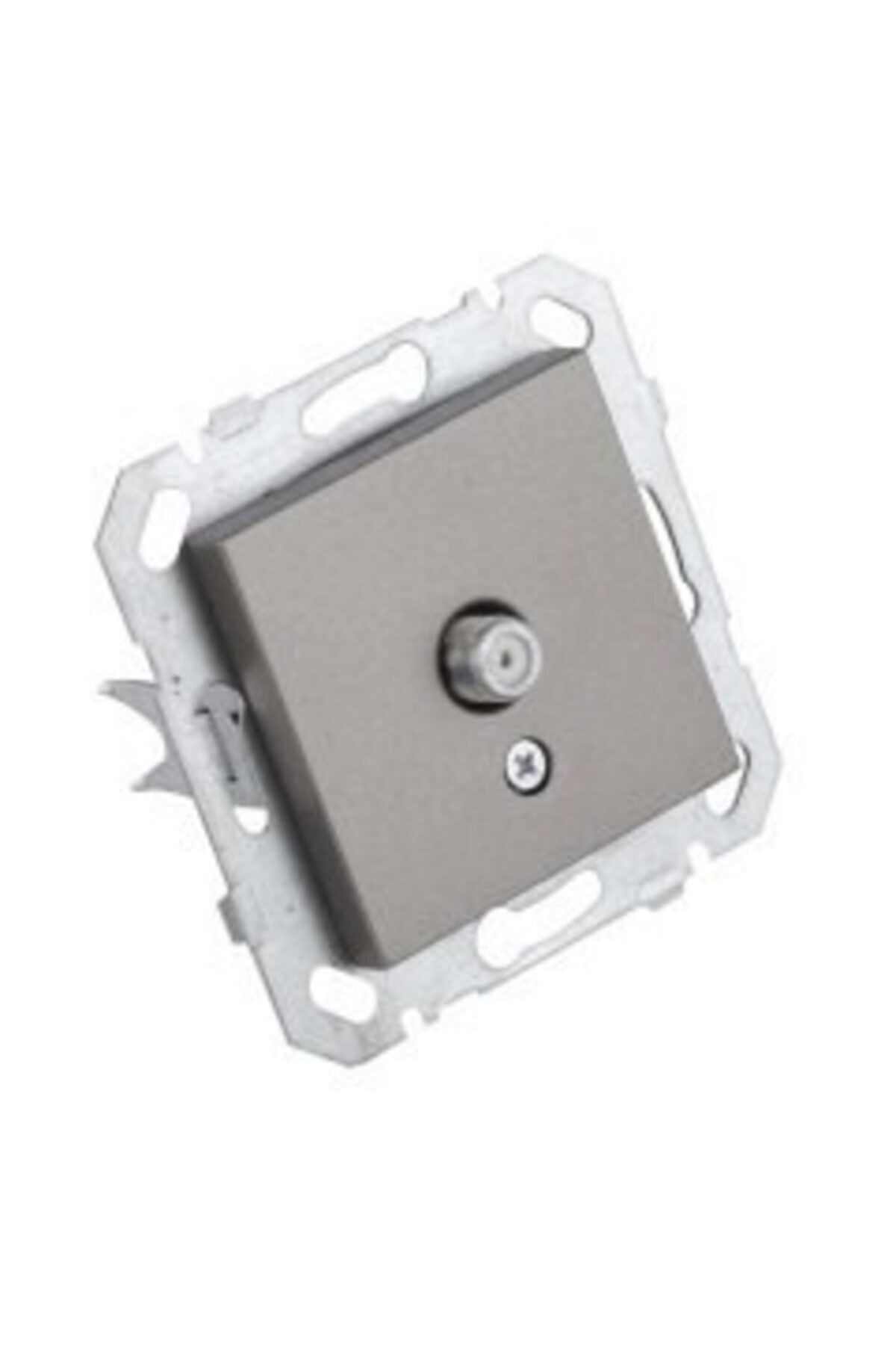 Netelsan-Byobu Anthracite Satellite Socket Without Frame with F Connector 1