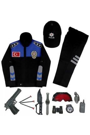 Unisex Çocuk Sivil Toplum Polis Kostümü 4U20P115003
