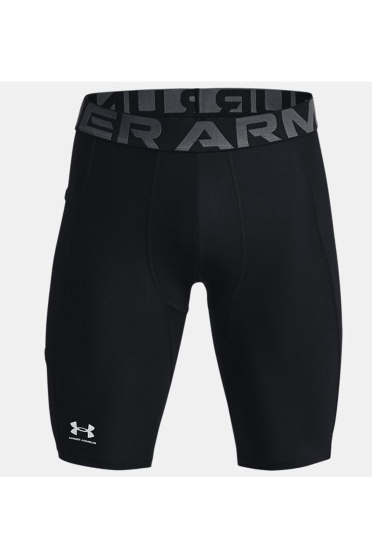 شورت ورزشی مشکی مردانه های بلند جیب Heatgear® 1361602 001 Under Armour