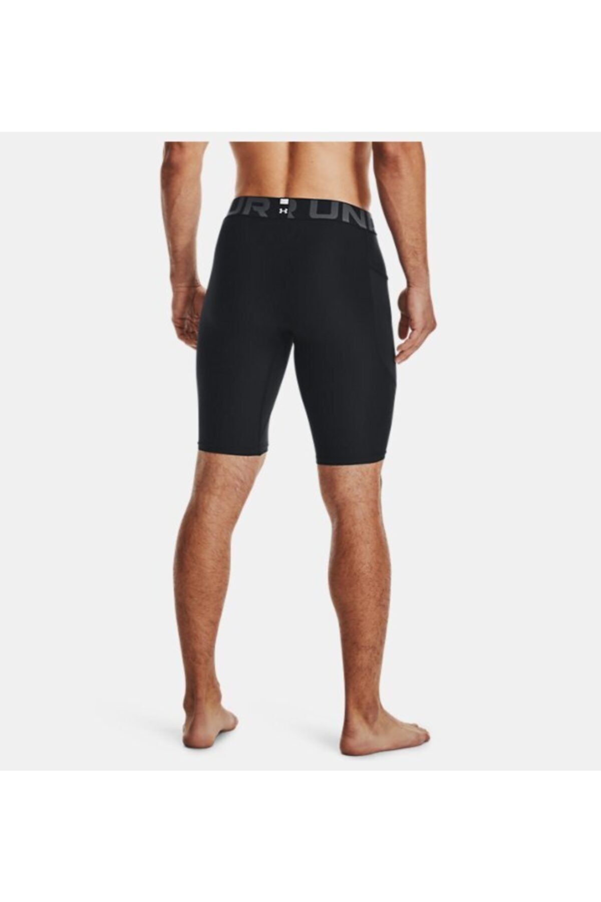 شورت ورزشی مشکی مردانه های بلند جیب Heatgear® 1361602 001 Under Armour