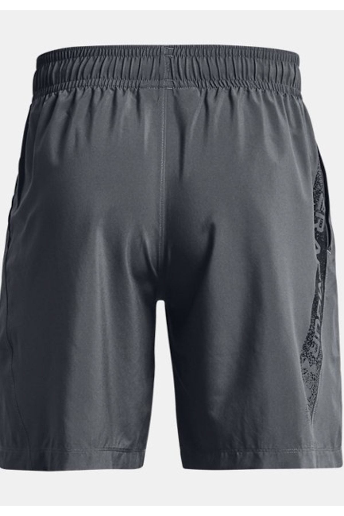 شورت ورزشی خاکستری مردانه های گرافیکی بافته شده در 1370388 012 Under Armour