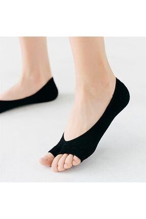 Burnu Açık Mikro Babet Kadın Çorap Siyah / 500 DOR12573