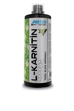 L-karnitin 2000 Mg 33 Servis 1000 Ml Yeşil Elma Pzkarnelma