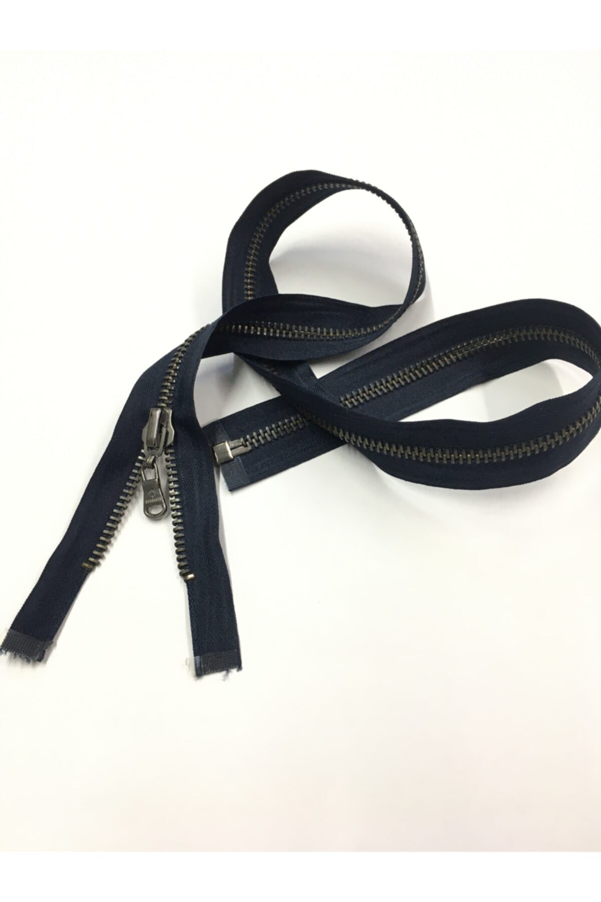 Demir Dis Coat Zipper 80 Cm Navy Blue No:8