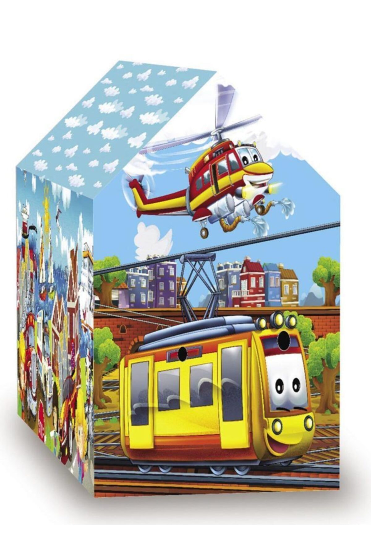 Depomiks Avm Oyuncak Çadır Oyun Evi Erkek Çocuk Oyun Çadırı Kolay Kurulum Kaydırmalı Puzzle Ve 10 Top Hediyeli fotoğrafı 3 (önizleme)