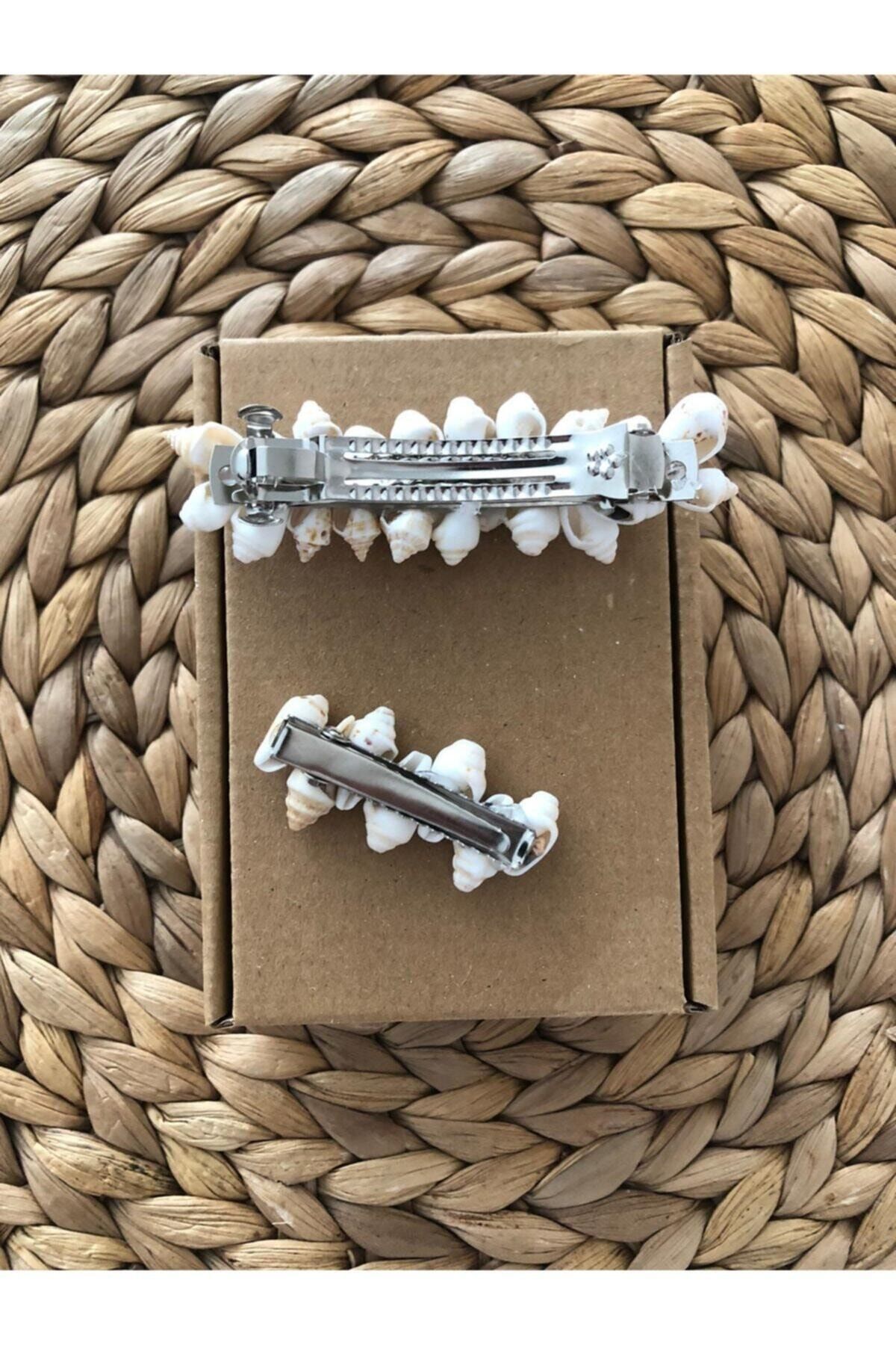 Yumak Dekor Grup-Sea Shell Handmade Mother Daughter Buckle Set 2