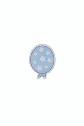 Mavi Yıldızlı Balon Kulp- En 5.5 Cm Boy 7.5 Cm Bebek Çocuk Genç Odası Kulpları Dolap Mobilya Kulpu KBAL01