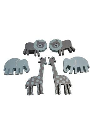 Mavi Safari Kulplar 6 Lı Set Dolap Çekmece Kulpları MAVİSAFARİ6LI3Y8