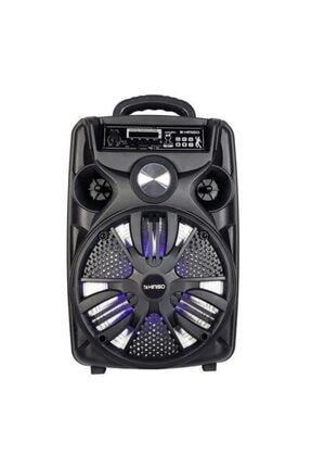 Led Işıklı Mikrofonlu Bluetooth Hoparlör Taşınabilir Karaoke Kablosuz Speaker TYC00336573653