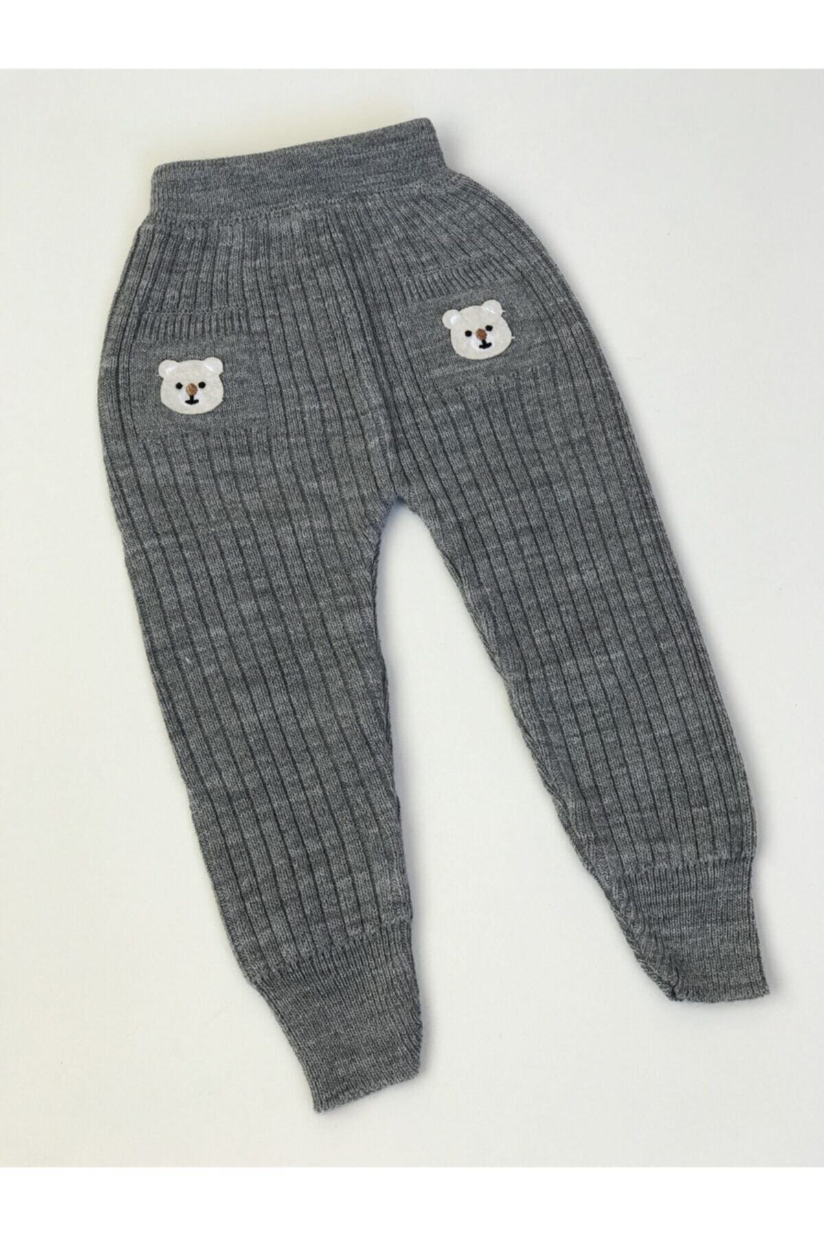 gogo bici Bebek Fitilli Ayılı Triko Tayt fotoğrafı 3 (önizleme)