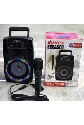 Karaoke Mikrofonlu Bluetooth Hoparlör Toplantı Mevlüt Parti Hoparlörü MK601
