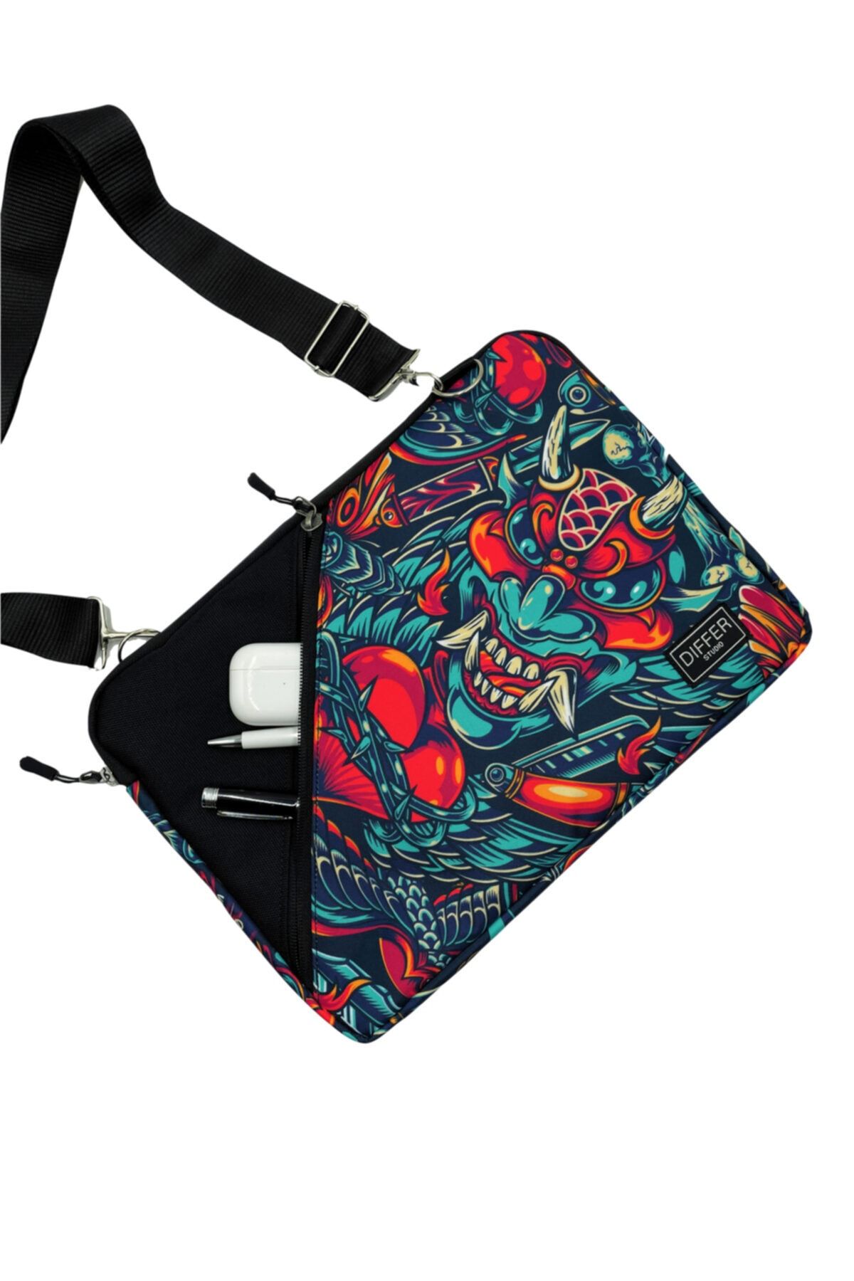 Differ-13-14'' Inch Mask Pattern Waterproof/hanging/laptop/macbook/notebook/document/case/bag 5